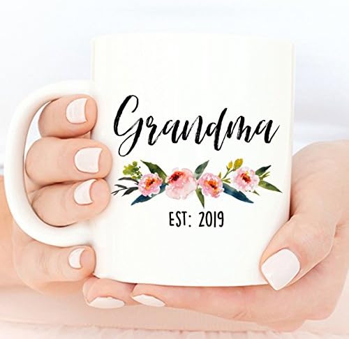Baby Reveal Mug Est 2019 Grandma Baby Reveal Mug Baby Reveal Mug To Grandma Grandma Pregnancy Reveal Mug Grandma Pregnancy Announcement