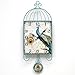 Bits and Pieces - Peacock Pendulum Hanging Wall Clock - Elegant Animal and Bird Decoration for Any Room
