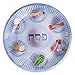 Passover Disposable Paper Plates, Cups and Napkins. Party Goods, 12 Settings Set for Seder Table Decoration.
