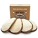 SkinTools Eco Friendly 4 Pack Premium Loofah Pads, Shower and Bath Sponge, All Natural Exfoliating Luffa, Perfect for Men and Women, Helps to Remove Deodorant, Sunblock and Exfoliate Feet