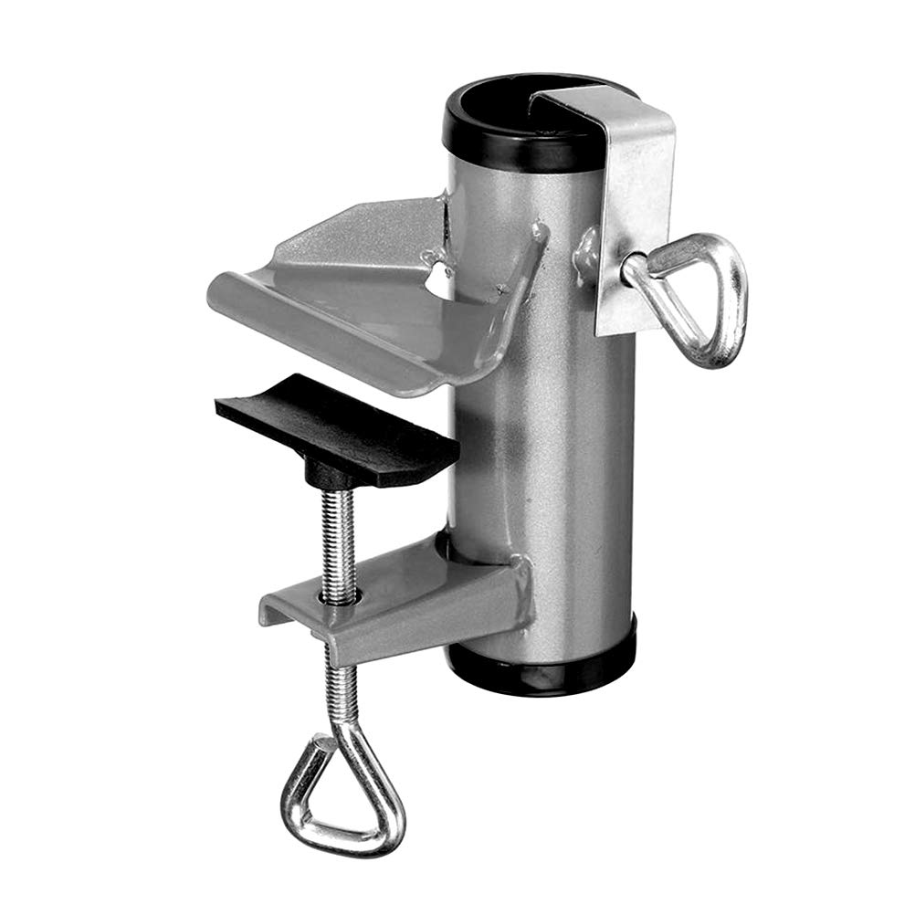 ZARQ Parasol Holder, Upgrade Flexible Heavy Duty Balcony Umbrella Holder Clamp Parasol Stand Fixed Clip for Beach Garden Balcony Umbrella