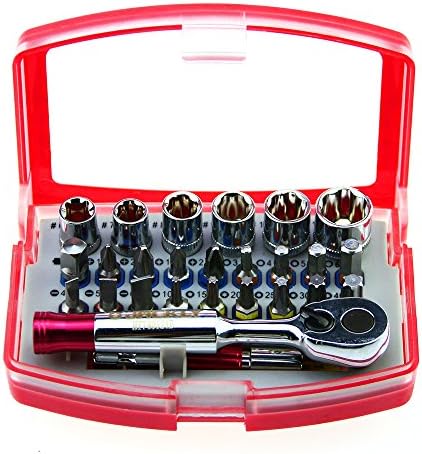Bullkeys 26 in 1 Various Screwdriver Kit, Precision Screwdriver Set for Table, Door,Home Electronics and Vehicle Repair Use. (Full Size 5)