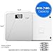 Smart Weigh Digital Body Weight Bathroom Scale,Tempered Glass,Backlit Display,Precision Measurements,Step-On Technology, 400 Pounds,Silver