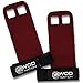 WOD Nation Barbell Gymnastics Grips Perfect for Pull-up Training, Kettlebells, Gymnastic Rings (Red, Large)