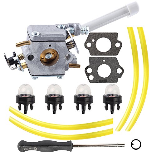 Powtol Mckin 308054079 Carburetor with Adjustment Tool Fuel Line for Ryobi BP42 RY08420 RY08420A Backpack Blower