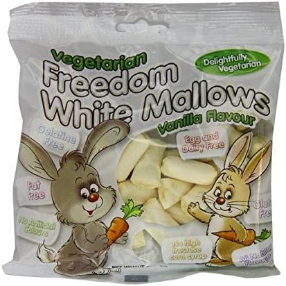 (10 PACK) - White Vanilla Vegetarian Marshmallows | 75g | 10 PACK - SUPER SAVER - SAVE MONEY