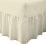 PHP Valance Sheet Double Polycotton Non-Iron Cream 135x190 + Frill 40cm view 3