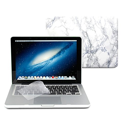 GMYLE in White Marble Pattern Frosted Matte Hard Case for