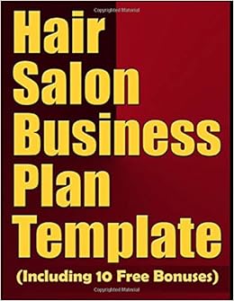 Hair Salon Business Plan Template Including 10 Free Bonuses