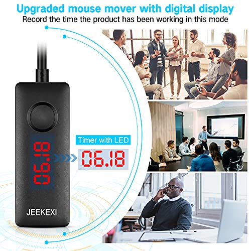 Mouse Jiggler USB Undetectable with 3 Modes of Random Movements ,Mouse