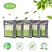 Air Purifying Bags Activated Bamboo Charcoal Natural Air Purifier Freshener Neutralizer Filter Odor Remove Eliminator Deodorizer Moisture Absorber for Home, Car, Closet, Bathroom, Basement, Litter Box, Shoe (5 Pack, 200g Each)