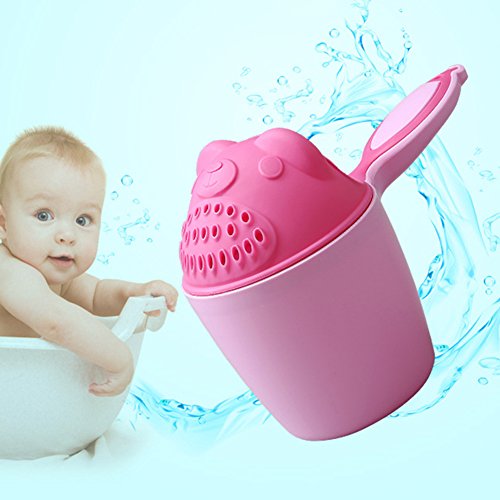 Per Baby Bath Waterfall Rinser Water Scoop Lovely Cartoon Bear Thickened Ladle Shower Sprinkler For Baby Bathe Shampoo Rinse Cup Hair Washing &Dabble-Green - Thumbnail 5