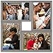 VonHaus 4X Decorative Collage Picture Frames Multiple 4x6 Photos - Grey Wooden Hanging Wall Photograph Frame 9 Openings - Ideal as Personalized Gift for Friends and Family