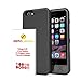 ZeroLemon 9000mAh ZeroShock Double Layer Hybrid Case Extended Battery Charging Case for iPhone 6/6s Plus 5.5 with Belt Clip Holster - Black