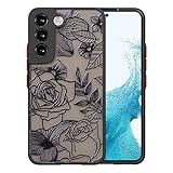 XIZYO Designed for Samsung Galaxy S22 Case, Rose