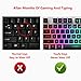 Backlit LED Wired Gaming Keyboard, Mechanical Feeling USB Keyboard with Backlight Rainbow RGB Multicolor Water-Resistant Adjustable Illuminated Computer Keyboard for PC Games Office (K2 Black)thumb 2