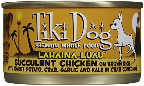 Tiki Dog Gourmet Whole Foods with Real Shredded Meat and Seafood with Kale & Brown Rice