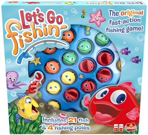 Goliath 30816 Let's Go Fishin' Original (ML), Multi-coloured Fishing game for children.