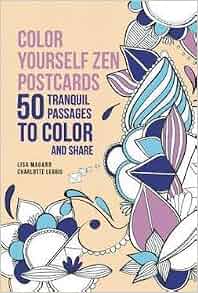 Lisa Magano Color Yourself Zen Postcards 50 Tranquil