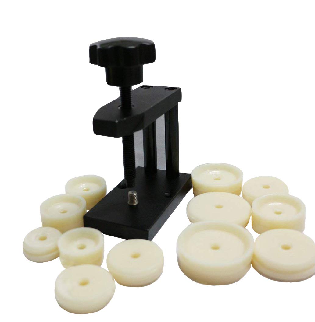 LLF Watch Repair Tool Watch Crystal Front Back Case Cover Press Presser Closer&12 Dies Kit