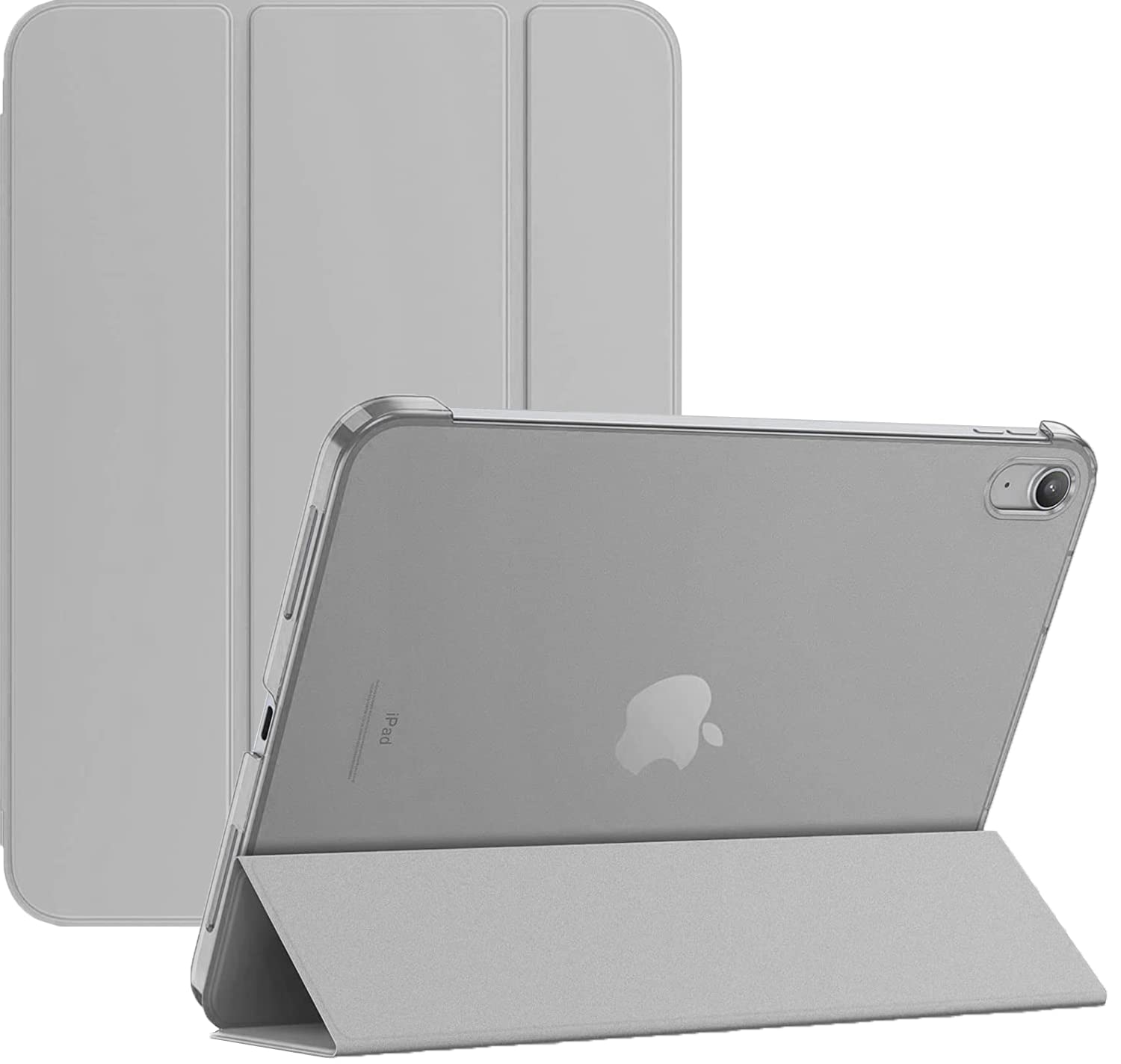 Smart Case for iPad Mini 6 (2021) & Mini 7 / A17 Pro (2024) 8.3-inch – Magnetic Sleep/Wake Stand Cover (Gray)