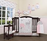 GEENNY Baby Girl Deer Family 13 Piece Nursery Crib Bedding Set