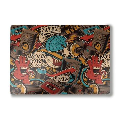 Laptop Skin Compatible with Surface Laptop 7 15" (2024) - Orange Hip Hop - Prem…