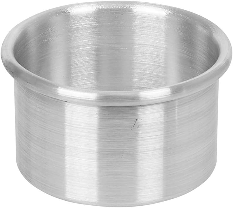 Tezzorio Aluminum Round Cake Pan, 3" x 2" Smooth-Sided Layer Cake Pan, Professional Bakeware