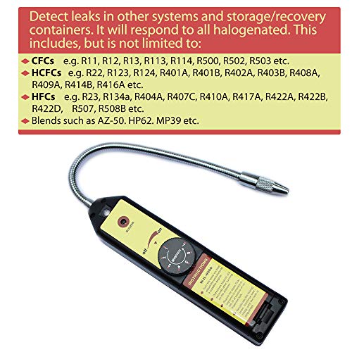 LotFancy Freon Leak Detector for Halogen Gas Leakage, Refrigerant HVAC