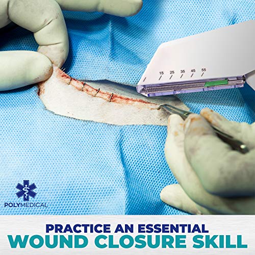 4 Piece Disposable Skin Stapler Kit (Suture Thread Alternative) 55