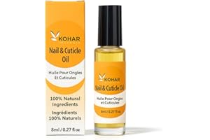 Made in Canada- Natural Nail & Cuticle Oil – Deep Nourishing for Dry, Cracked Cuticles – Strengthens Nails – With Jojoba, Vit