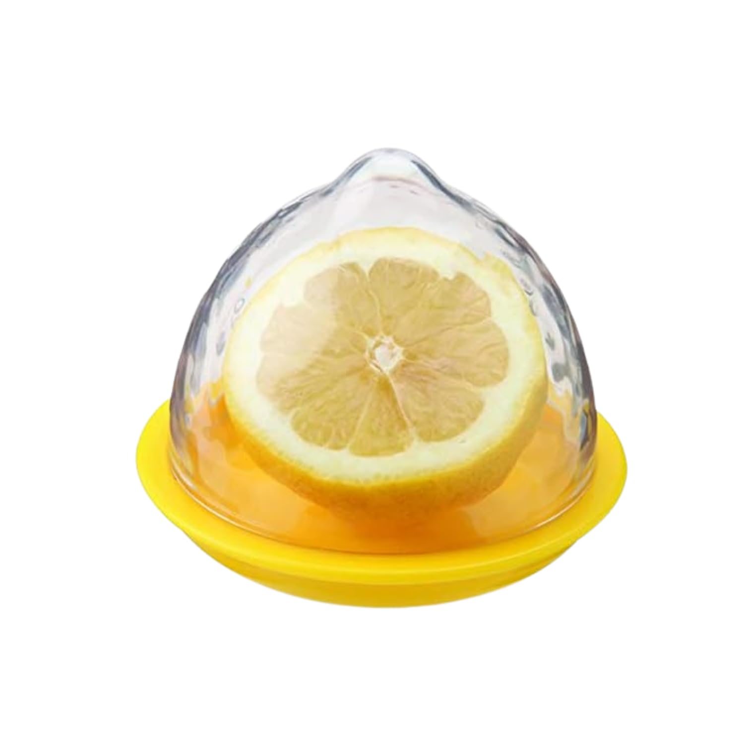 Joie Lemon Storage Pod – Reusable Lemon Keeper with Clear Lid for Fridge, BPA-Free & Dishwasher Safe, Yellow