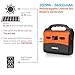 COOLIS 200Wh-54000mAh Portable Purely Sine Wave Lithium Battery Power Inverter Generator Power Station, with Silent 110V AC/12V DC/5V USB Output