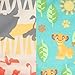 Bumkins Snack Bags, Reusable, Disney Washable, Food Safe, BPA Free, 2-Pack – Lion King