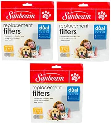 sunbeam pet fountain filters