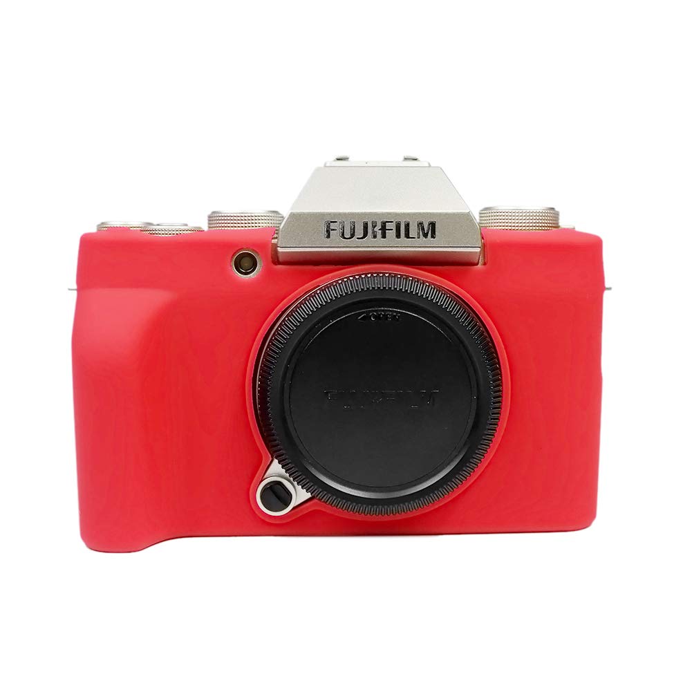 MUZIRI KINOKOO Protective Case for FUJI X-T200 Rubber Cover Fuji XT200 Silicone Case (red)