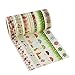 Marrywindix 10x Decorative Washi Rainbow Sticky Paper Masking Adhesive Tape Scrapbooking DIY