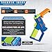 SHARPER IMAGE Augmented Virtual Reality Toy Blaster, Complete Video Gaming System, Connects to Smartphone via Bluetooth, Use with Free AR App, Games for Teens and Kids, Lime Green/Blue/Orange