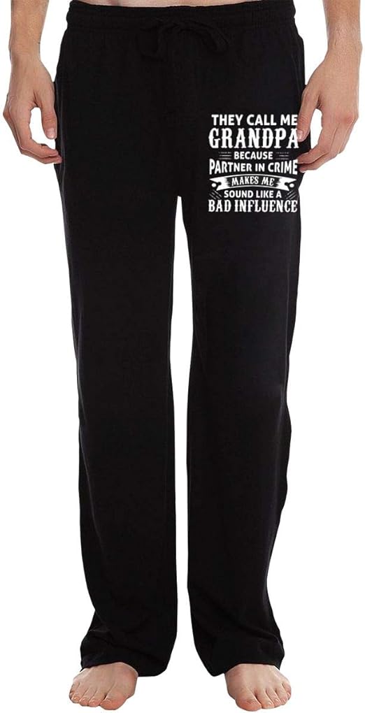 Amazon.com: Funny Grandpa Grandfather Men's Sweatpants Running Jogger ...