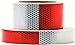STARREY Reflective Tape Outdoor Red White 1/2 in X 30 FT Waterproof Self Adhesive DOT-C2 Safety Caution Reflector Conspicuity dot Tape for Trailers Cars