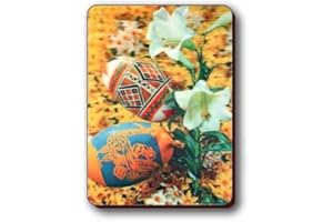 3D Lenticular Magnet - EASTER EGGS and LILIES