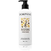 DORPANG Repair Conditioner for Damaged Hair with Keratin and KeraMatch™, Repairs Split Ends, Moisturizes and Volumizes, Lightweight Color Safe Formula, Sulfate Free, 12 fl oz