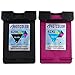 HOTCOLOR 2 Pack (1 Black 1Color) High Yield for 62XL Ink Cartridges High Capacity C2P05AN C2P07AN for ENVY 7645 OfficeJet 5740 5742 5745 Printer