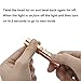 Ouomm Reylight Mini Pocket Flashlight LED Handheld Keychain Clip Flashlight Torch 3 Modes AAA Battery Powered Bright 360 Lumens Waterproof Solid Copper Flashlight for Hiking Camping Fishing,Golden