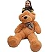 WOWMAX 4 Foot Light Brown Giant Huge Teddy Bear Cuddly Stuffed Plush Animals Teddy Bear Toy Doll 47
