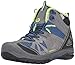 Merrell unisex-child Capra Mid Waterproof Hiking Boot, Grey/Blue, 6 M US Big Kid