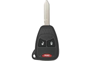 Keyless2Go Uncut Keyless 3 Button Remote Head Key Fob Replacement for OHT692713AA OHT692427AA