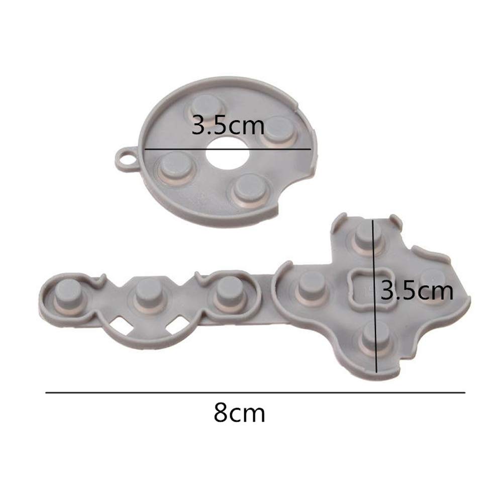 Onyehn 4 Sets Silicone Conductive Rubber Pads Button D-Pad for Xbox 360 Controller Buttons Repair Replacement Part