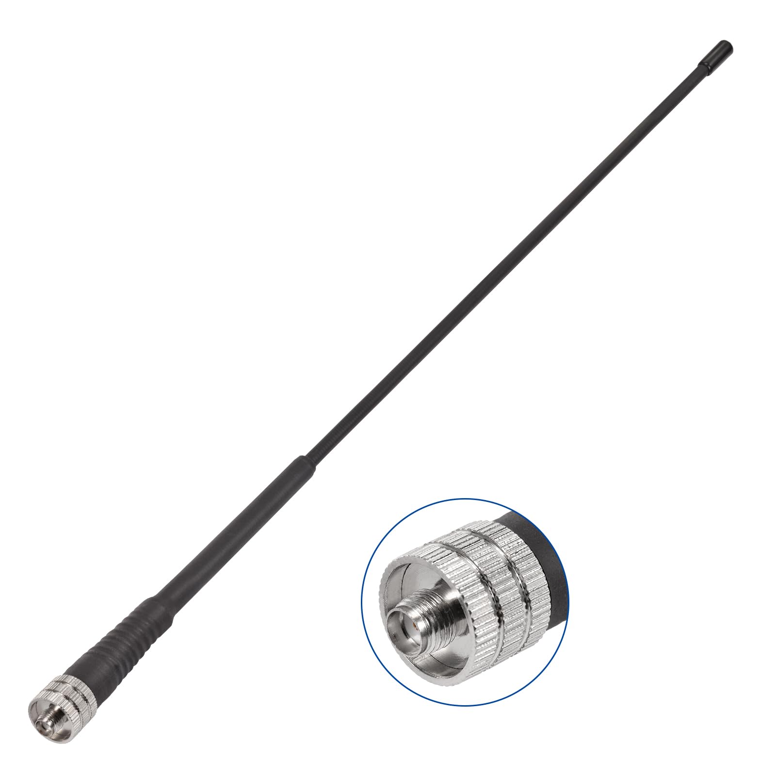 Bingfu Ham Radio Soft Whip Antennas VHF 136-174MHz SMA Female Amateur Walkie Talkie Two Way Radio Antenna Compatible with BaoFeng BF-888S Arcshell AR-5 AR-6 AR-7 Retevis H-777 H-777S Kenwood Radio