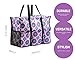 Nursescape Utility Tote - Perfect for Nurses, Teachers and Office Workers (Morocco Tiles_ Large)